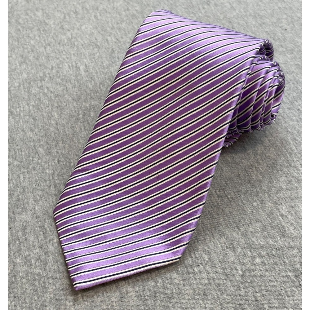 Banana Republic Tie Mens Striped 100% Silk 3.5" Wide‎ 60" Long
